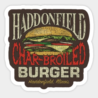 Haddonfield Char-Broiled Burger 2007 Sticker